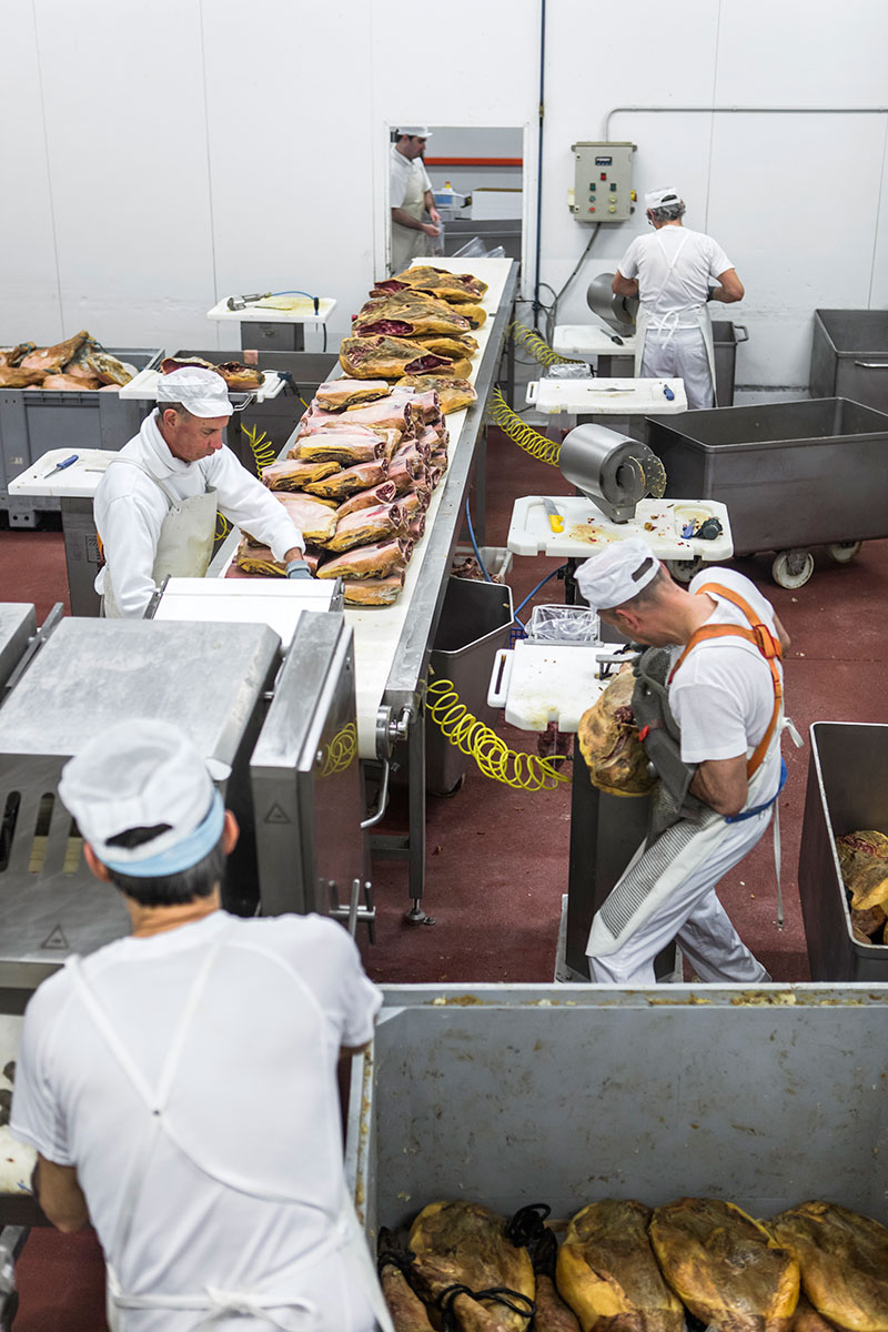 Sala de deshuese de basurde